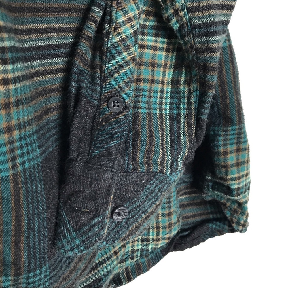 Billabong Coastline Phantom Plain Button Down Fla… - image 4